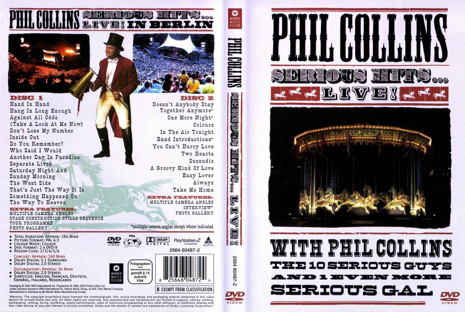 Phil Collins Serious Hits Live : Front